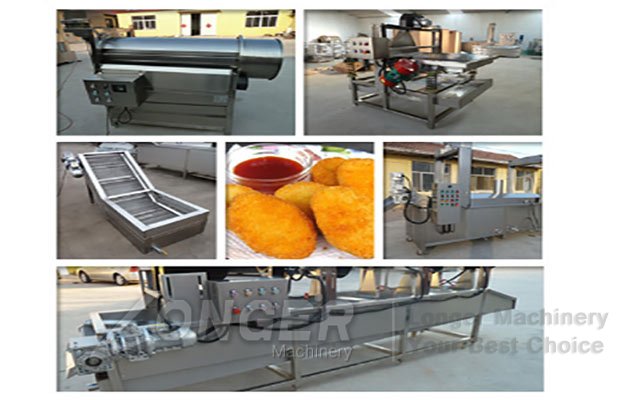chicken nuggets processing machine