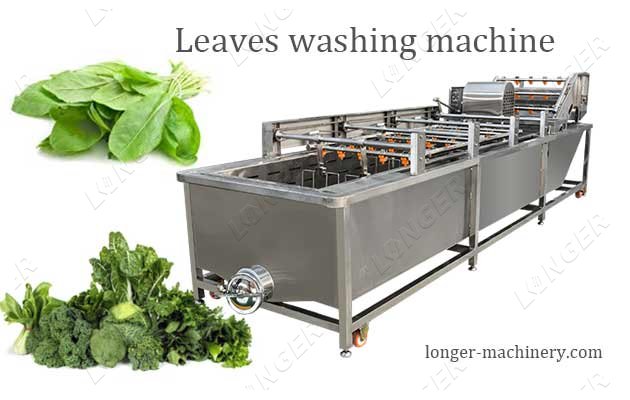 Stainless Steel Leaves Vegetable Washing Machine with Air Bubble Cleaning