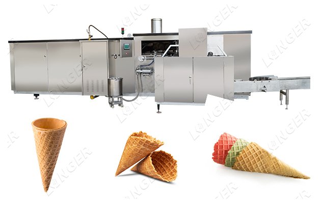 Automatic Waffle Cone Making Machine Line
