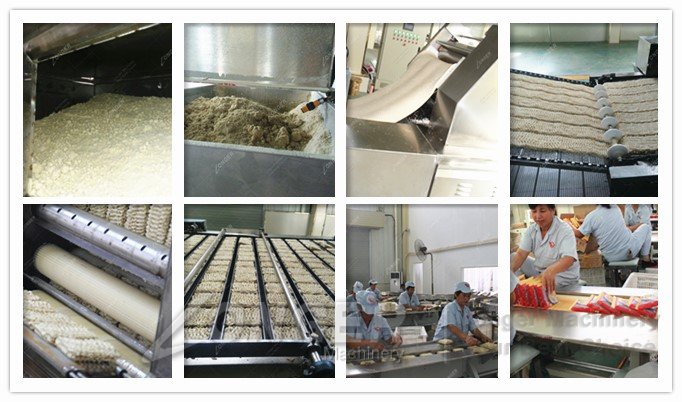 instant dry noodles plant