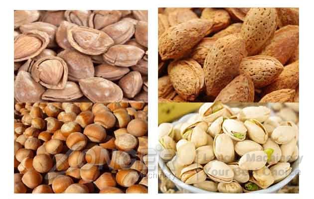 hazelnut almond badam shelling machine