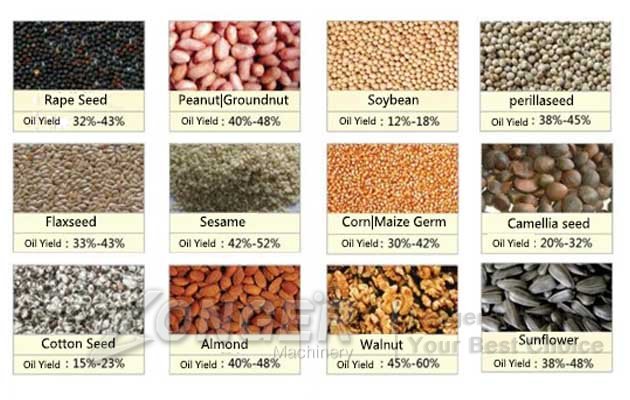 oil making from nuts