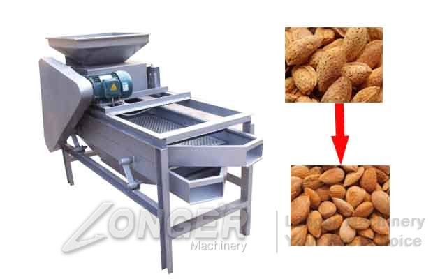 almond shelling machine