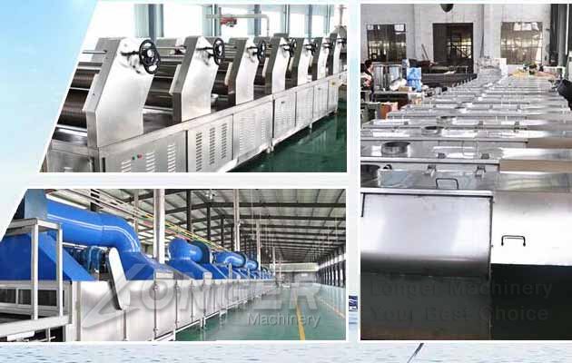 non-fried instant noodles machinery