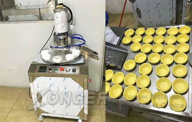 egg tart forming machine