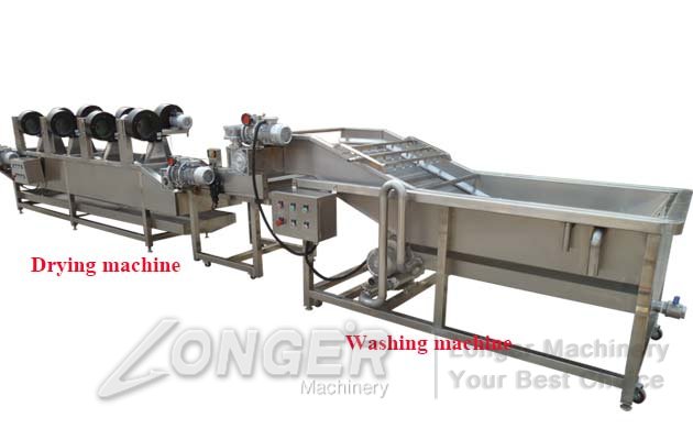 vegetable washer and dryer