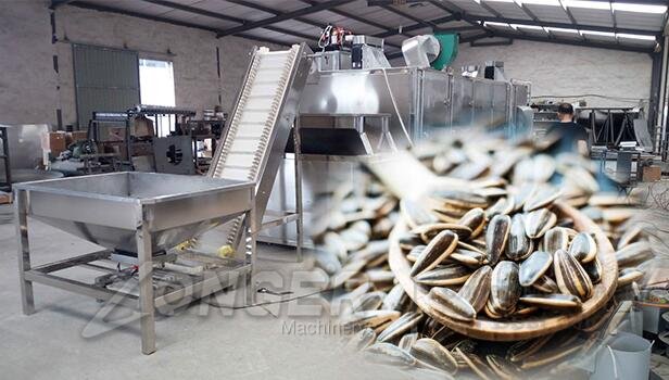 sunflower seed roasting machine