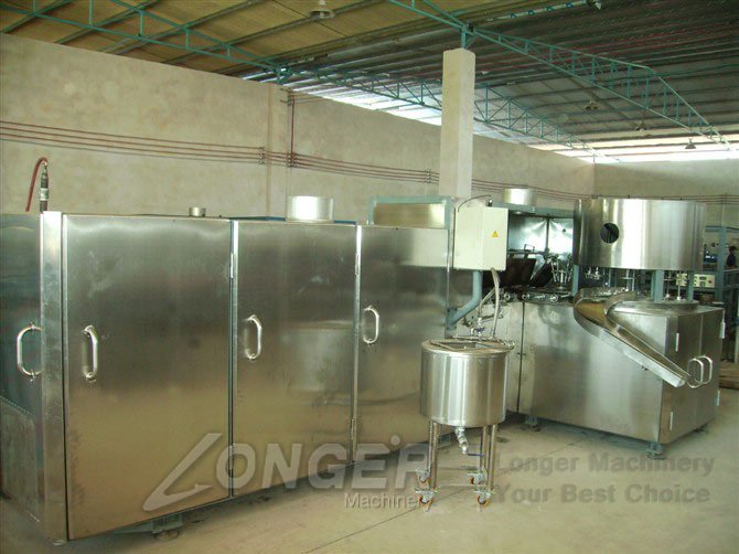commercial waffle bowl making machine
