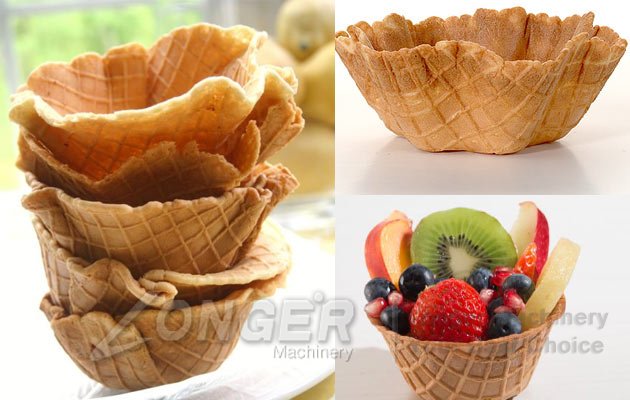 waffle bowls making machine