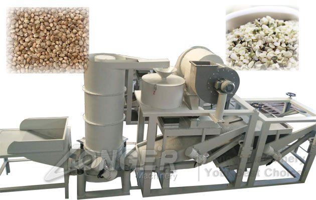 hemp seed dehulling machine