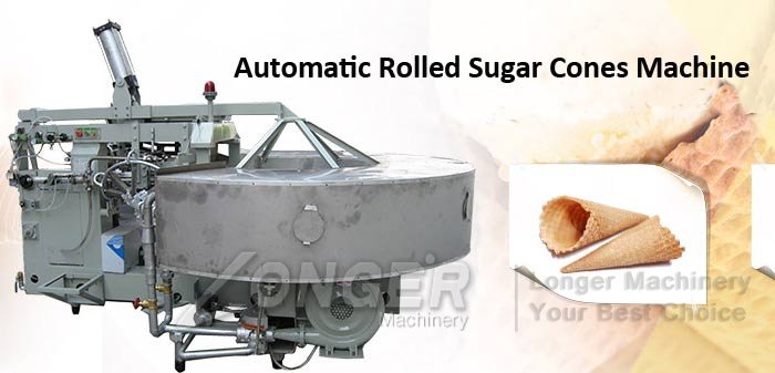 rolled sugar cones making machine