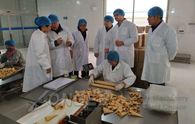 ice cream cones making machine