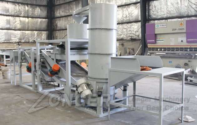 sunflower seeds peeling line