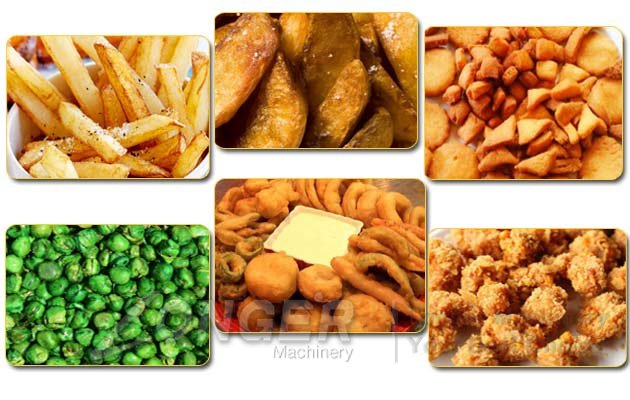 french fries frying machine