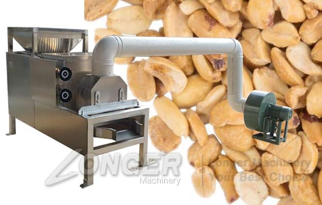 peanut peeling and half cutting machine