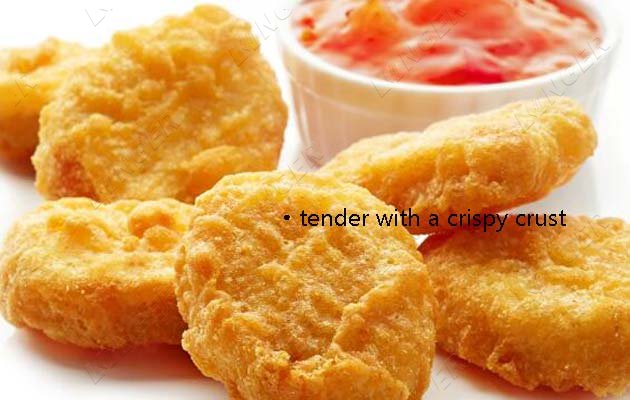 fried chicken nuggets machine