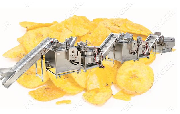 banana chips making plant