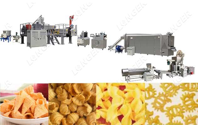 bugles snack production line
