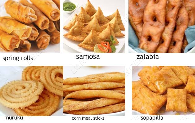 pastry snack frying machine