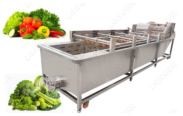 industrial leafy vegetable washing machine