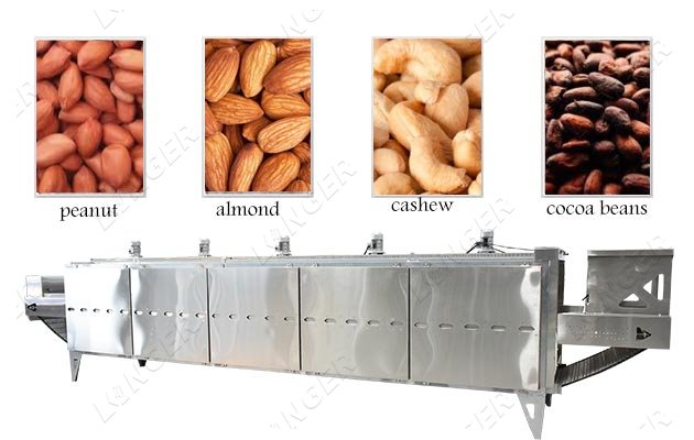 industrial peanut roaster machine