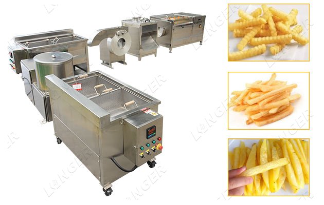 potato french fries making machine for sale