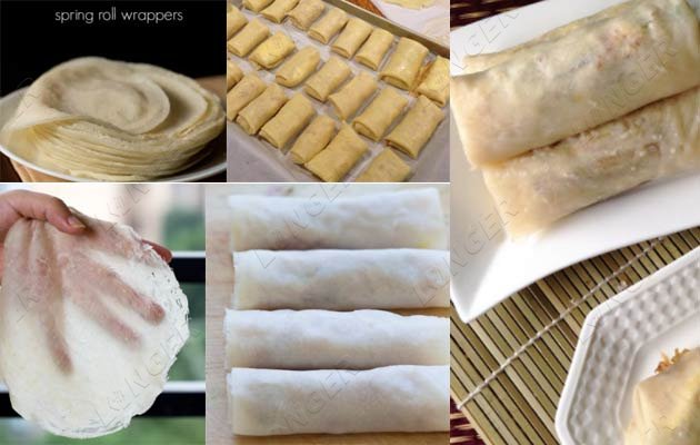 lumpia wrapper making machine