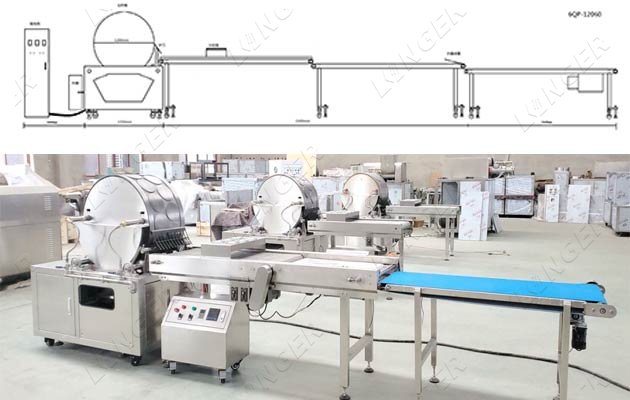 continuous injera baking machine