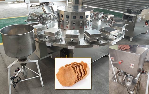 ice cream waffle making machine