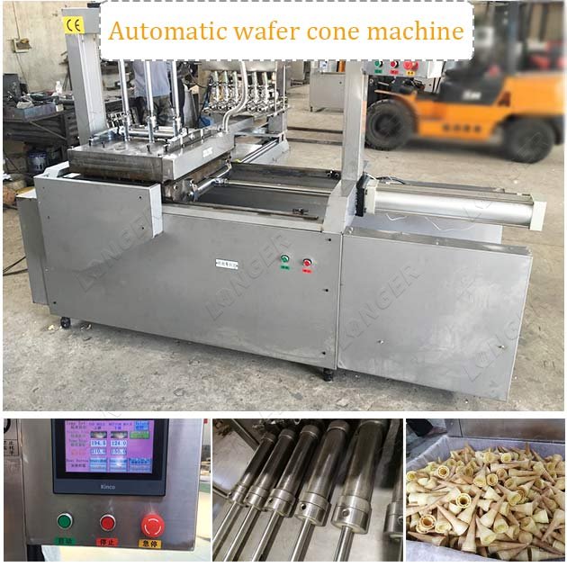 automatic wafer cone making machine