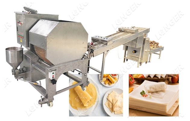 spring roll wrapper making machine