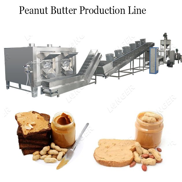 peanut butter production line