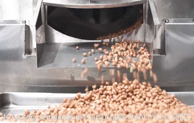 roasting machine for nuts